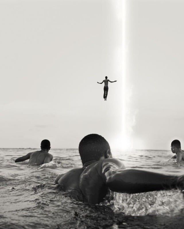 People in the ocean